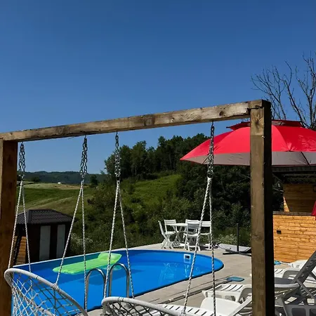 Vikendica Brvnara Marcetic Ferienhaus *